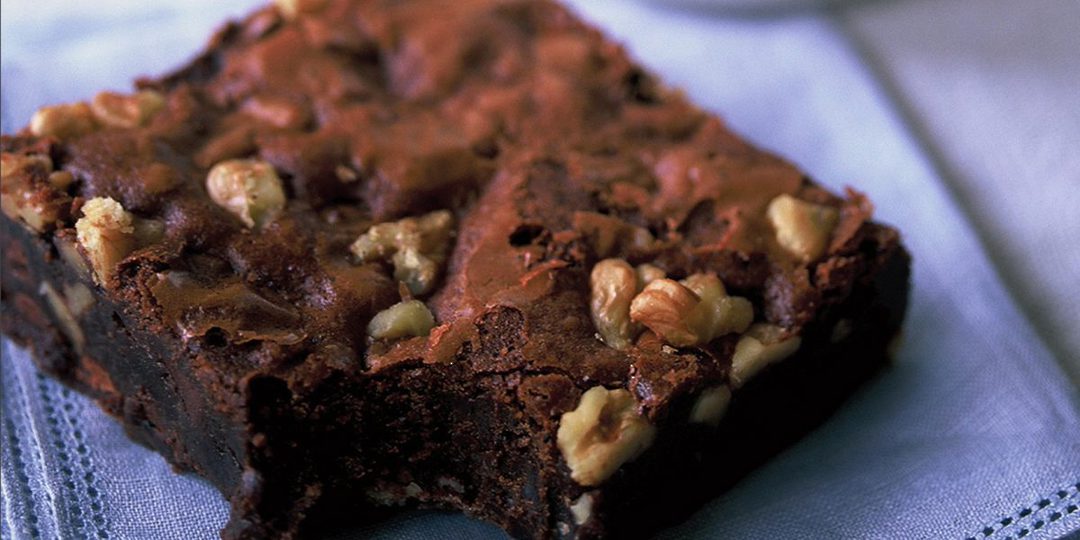 Triple Chocolate Walnut Brownie - Slice image 2
